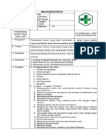 SOP Melepaskan Infus