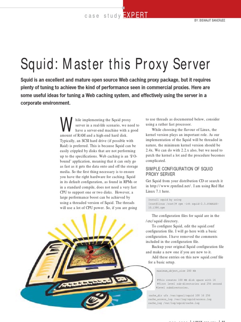 Squid Master This Proxy Server | PDF | Proxy Server | World Wide Web