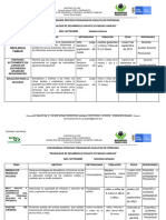 Cronograma de Planeacion Pedagogica Agosto Informe