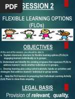 Flexible Learning Options