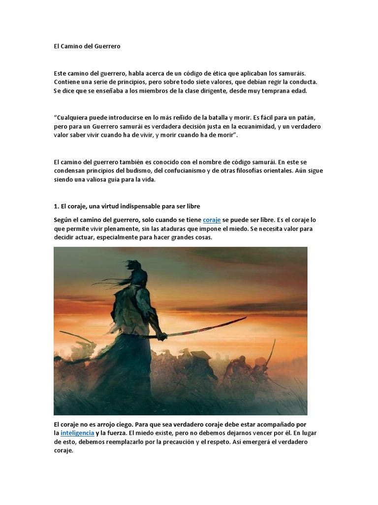 El Camino Del Guerrero | PDF | Samurai | Lealtad