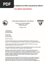 Bureau of Land Management Director Calendar