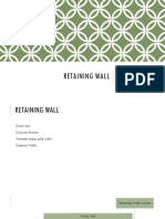 Retaining Wall: Summary of Landslide in Practices (Chapter 19) by Derek Cornforth