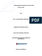 Paso A Paso - Combinar Correspondencia en Microsoft Office Word PDF