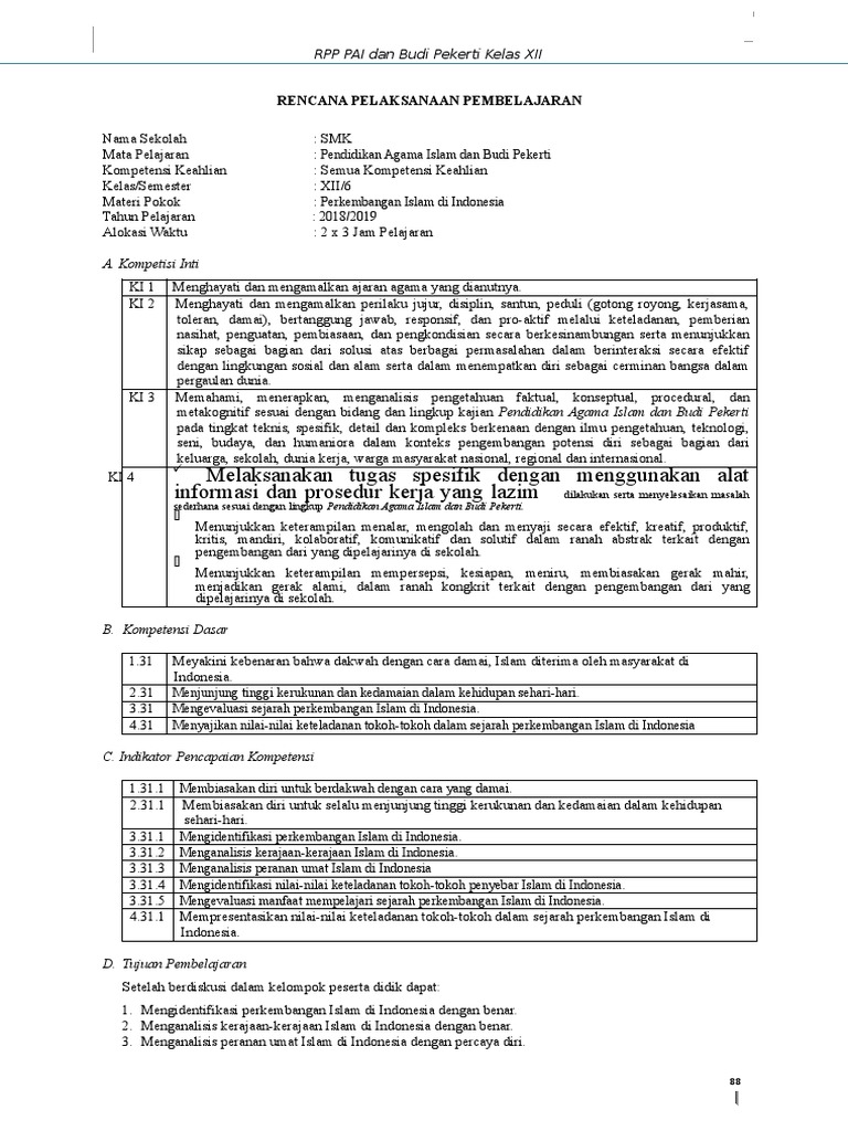 11 Perkembangan Islam Di Indonesia Versi Psmk Doc
