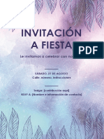 Invitación de Fiesta