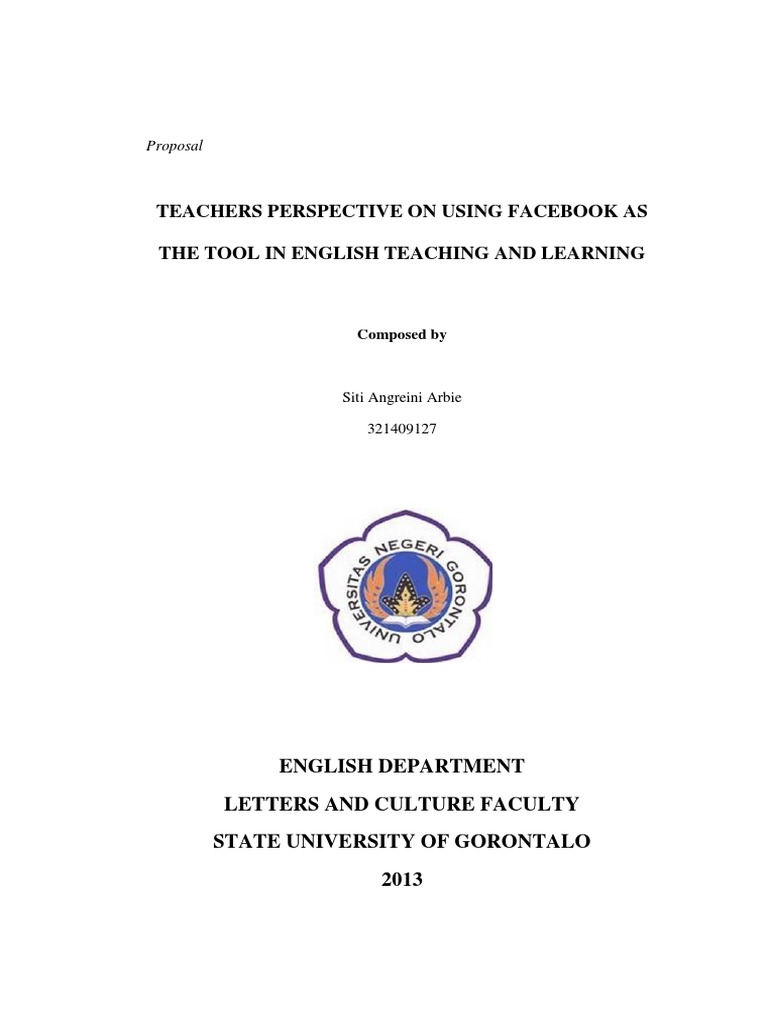 Teachers' Views on Facebook in English Learning | PDF | Facebook ...
