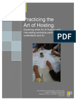 Practicing The Art of Hosting:: Exploring What Art of Hosting and Harvesting Workshop Participants Understand and Do