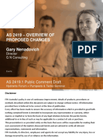 AS 2419 - Overview of Proposed Changes Gary Nenadovich: Director G N Consulting