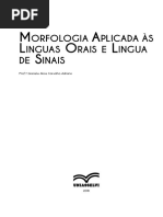 Morfologia Aplicada Às Línguas Orais e Língua de Sinais