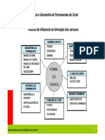 Aula 6 - Cavacos e Geometria de Ferramentas de Corte