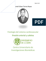 Daniel Ulises Torres Reyes. Presión Arterial y Cafeína