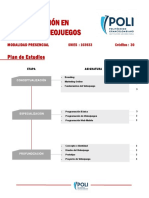 Especializacion en Diseno de Videojuegos PDF