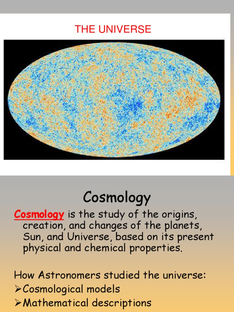 The Origins And Evolution Of The Universe Pdf Physical Cosmology