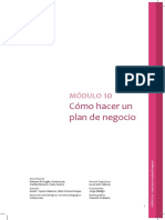Modulo 10 Como Hacer Un Plan de Negocio PDF