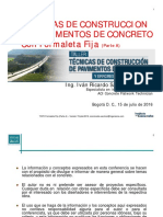 Taller Pavimentos Barranquilla Tecnicas de Construccion de Pavimentos de Concreto