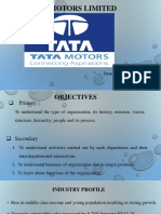 Tata Motors Limited: Done by Mohit Mohan FM-1623