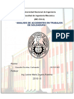 Analisis de Accidente de Soldadura