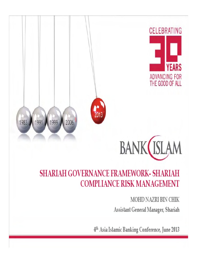 Shariah Governance & Compliance Risk Management | PDF | Risk Management ...