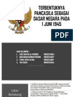 Terbentuknya Pancasila Sebagai Dasar Negara Pada 1 JUNI 1945