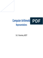 Computer Arithmetic Representations
