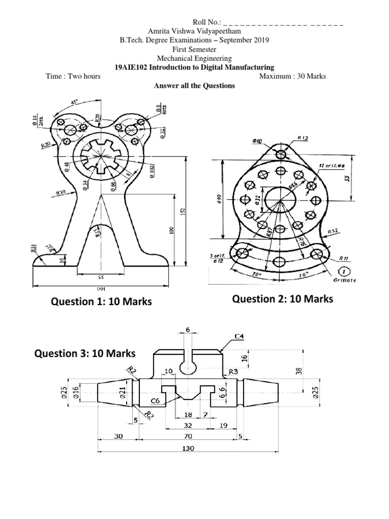 Question 1: 10 Marks Question 2: 10 Marks: 19AIE102 Introduction To ...