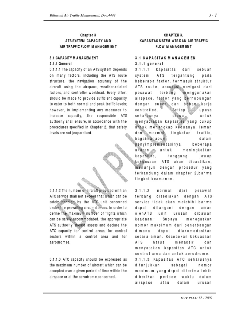 Chapter 3 Atm | PDF | Air Traffic Control | Aviation Safety