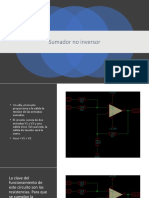 Exposición Sumador No Inversor
