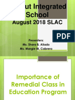 Importance of Remedial