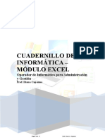 Cuadernillo de Informatica de Excel