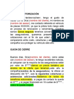 Guion de Ventas de Cierre