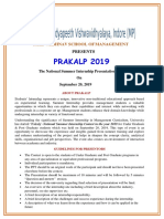 Prakalp 2019 - Brochure