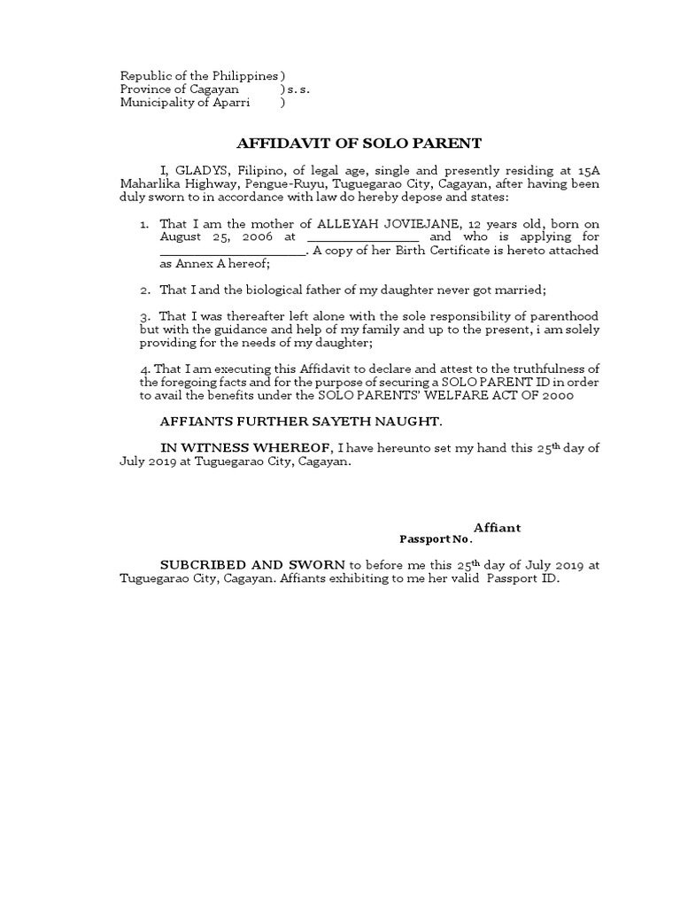 affidavit-of-solo-parent-form