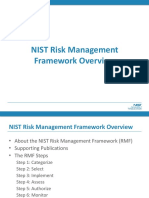 NIST Risk Management Framework Overview 