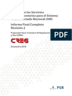 Estudio Servicios Complementarios Creg Colombia