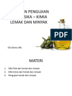 Sifat Dan Pengujian Sifat Fisika - Kimia Lemak