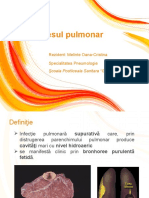 Curs 3 Abcesul Pulmonar