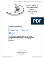 Summer Project Report, Webricks, Iittm