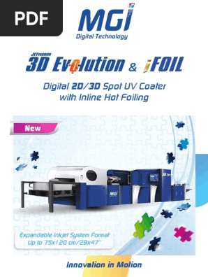 MGI JETvarnish 3D Evo
