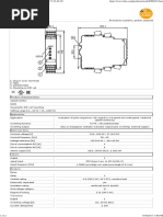 IFM Speed Relay DD0203 Data Sheet