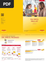 DHL Box Sizes and Prices Overview | PDF | European Union | Business