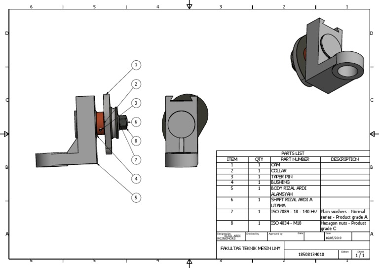 Cam Assembly Rizal Ardi A PDF