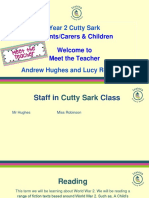 Cutty Sark SE8 Meet the Teacher