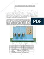 Experiment 11 - Thermal Conductivity of Insulating Powders