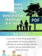 Responsible Parenthood AND Reproductive Health Act (R.A. 10354)