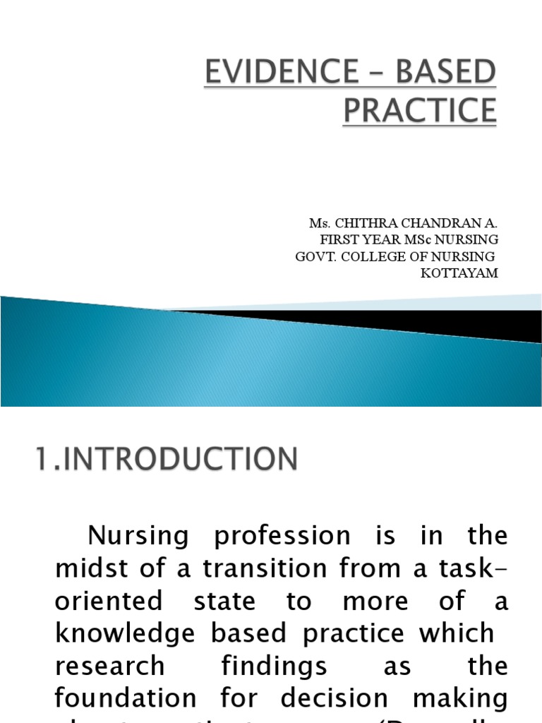 Evidence-Based Nursing Practice Guide | PDF | Evidence Based Medicine ...