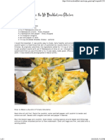Zucchini Frittata Omelette - Print Version