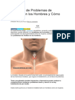 Síntomas de Problemas de Tiroides en Los Hombres y Cómo Tratarlos