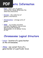 Genetic Information: - Gene