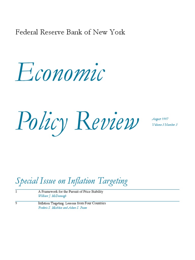 Inflation Targeting Insights and Framework | PDF | Monetary Policy ...